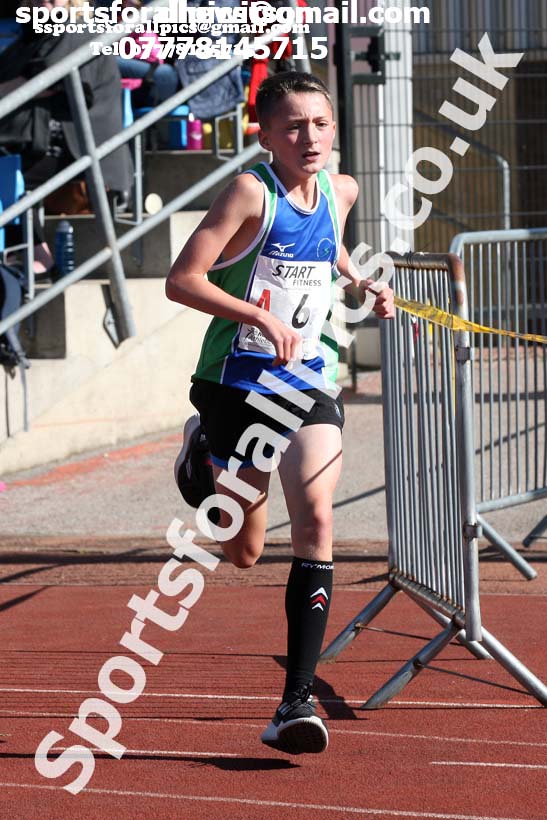 Boys under-13s  Northern 3 Stage Road Relay, SportsCity, Manchester. Photo: David T. Hewitson/Sports for All Pics